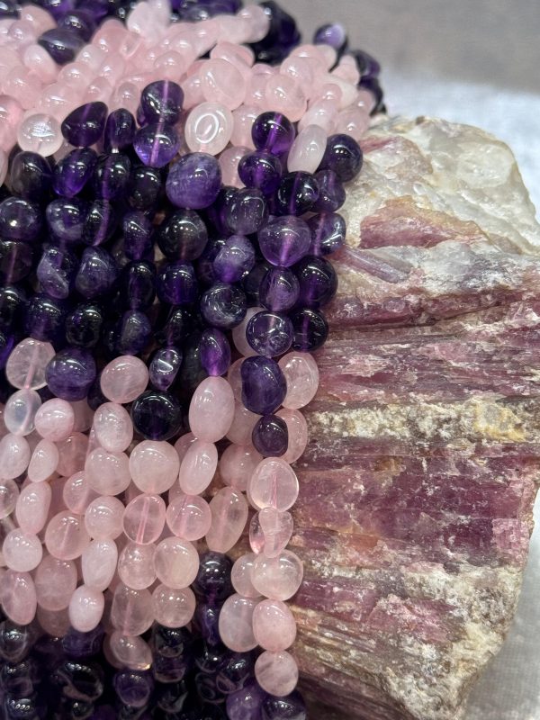Ametist ve Pembe Quartz (karışık taş) - Image 2