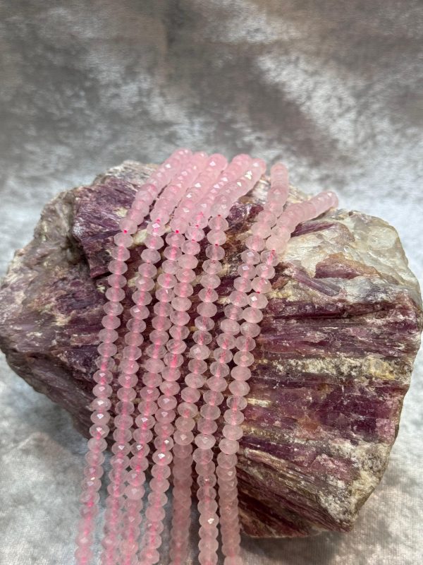 Pembe Quartz (Rondela,faset kesim)
