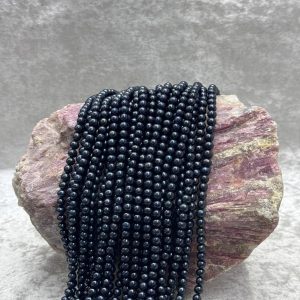 siyah inci küre kesim (6-7mm)