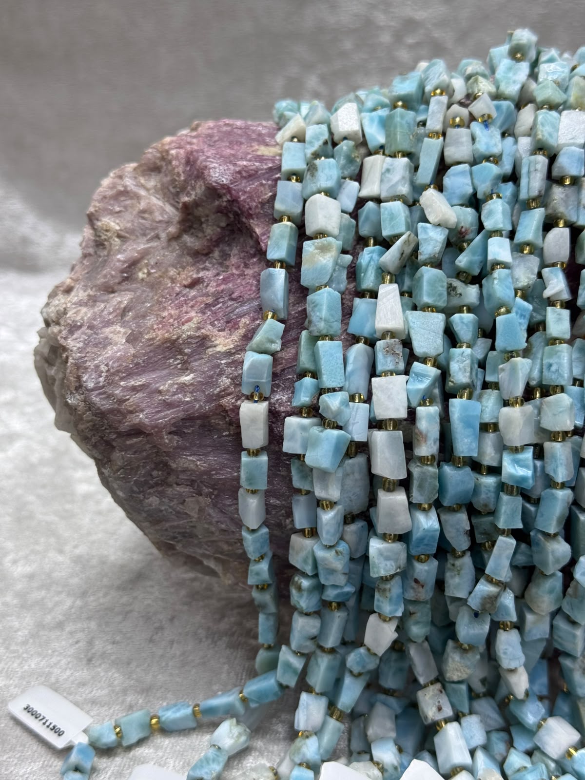 Larimar (ham taş) - Görsel 2
