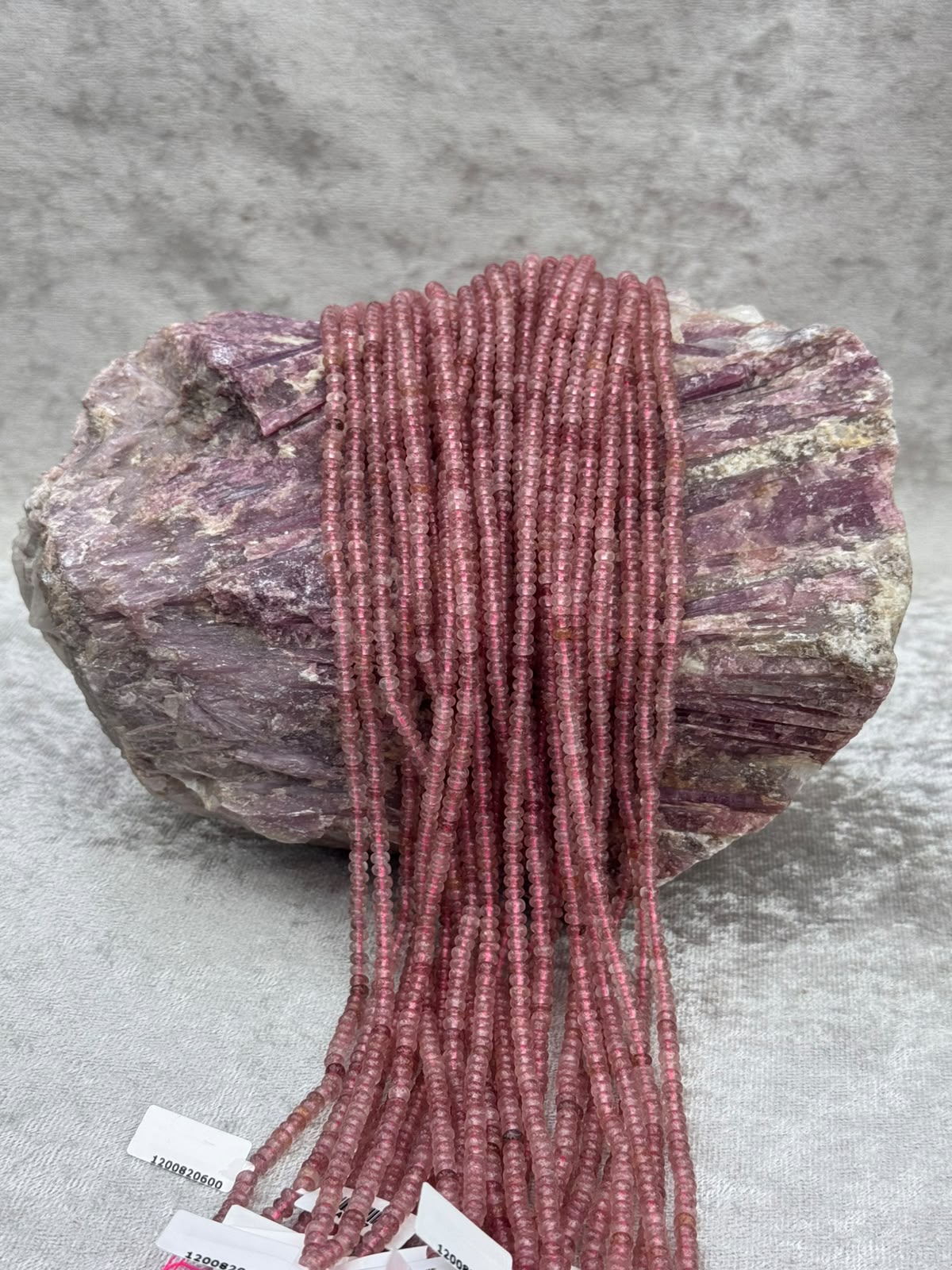 Çilek quartz (rondela kesim)