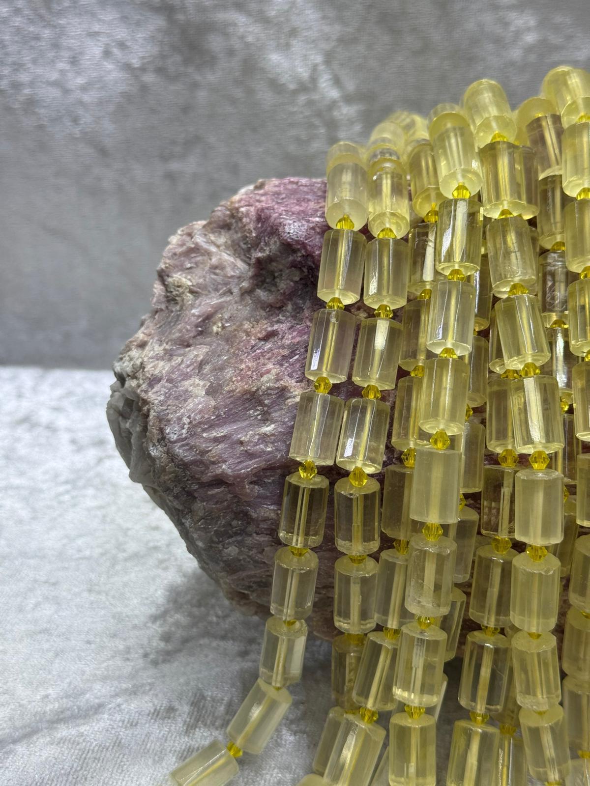 Limon quartz (silindir kesim) - Görsel 2