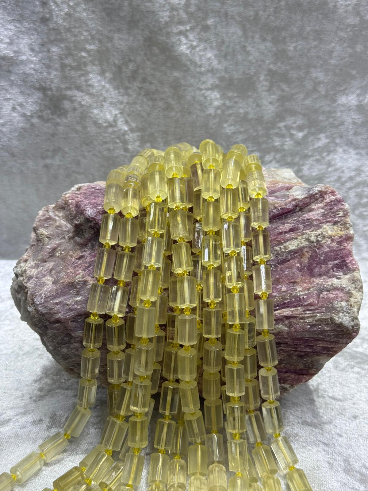Limon quartz (silindir kesim)