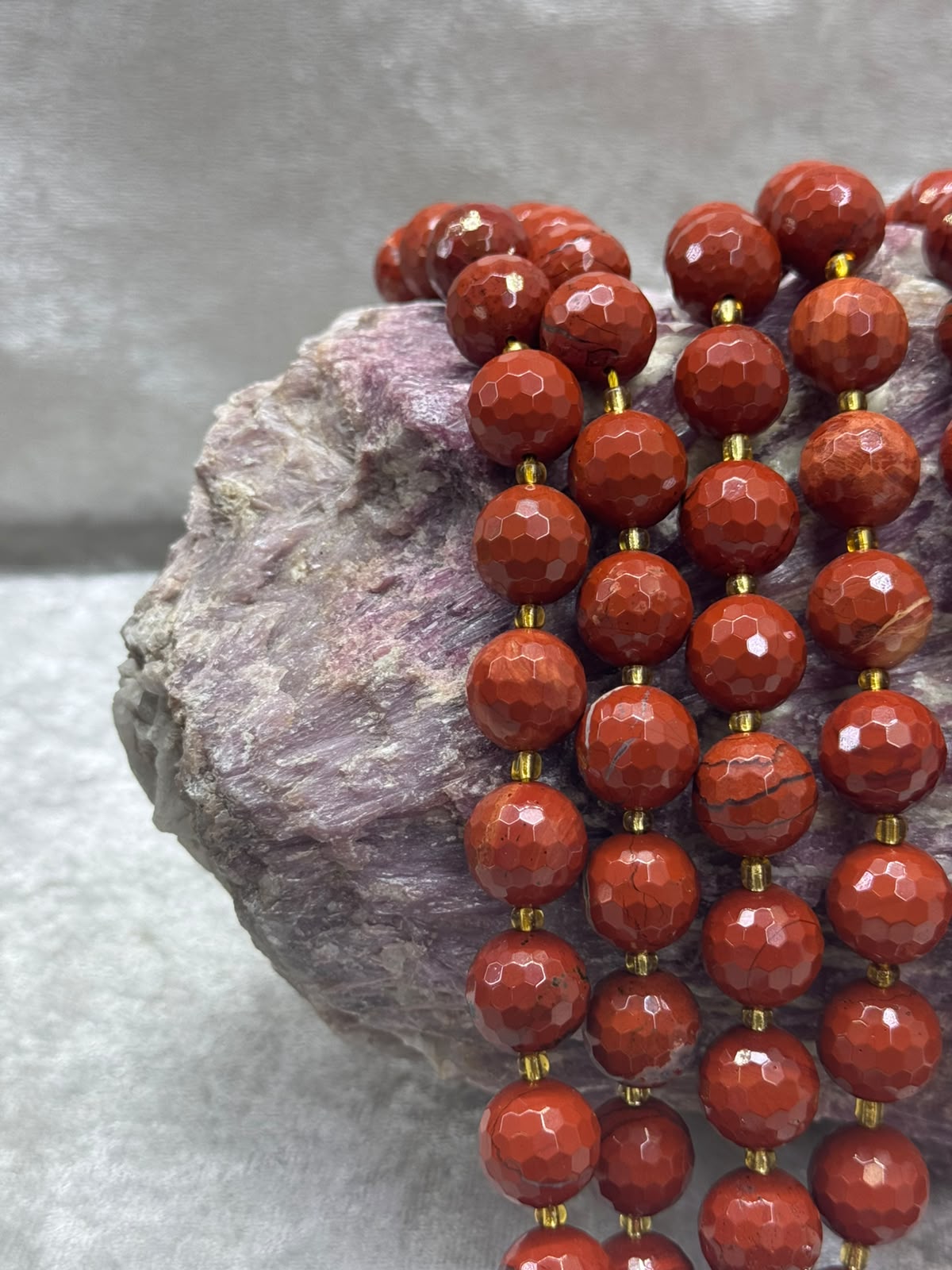 Kırmızı jasper 16 mm - Görsel 2